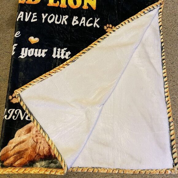 To My Daughter Blanket Gift From Dad Velveteen Plush Fleece Throw Blanket Soft - Picture 5 of 8
